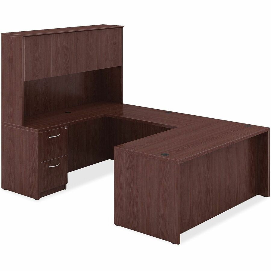 Image of Lorell Mobile Pedestal,File/File,16"x22"x28-1/4",Mahogany