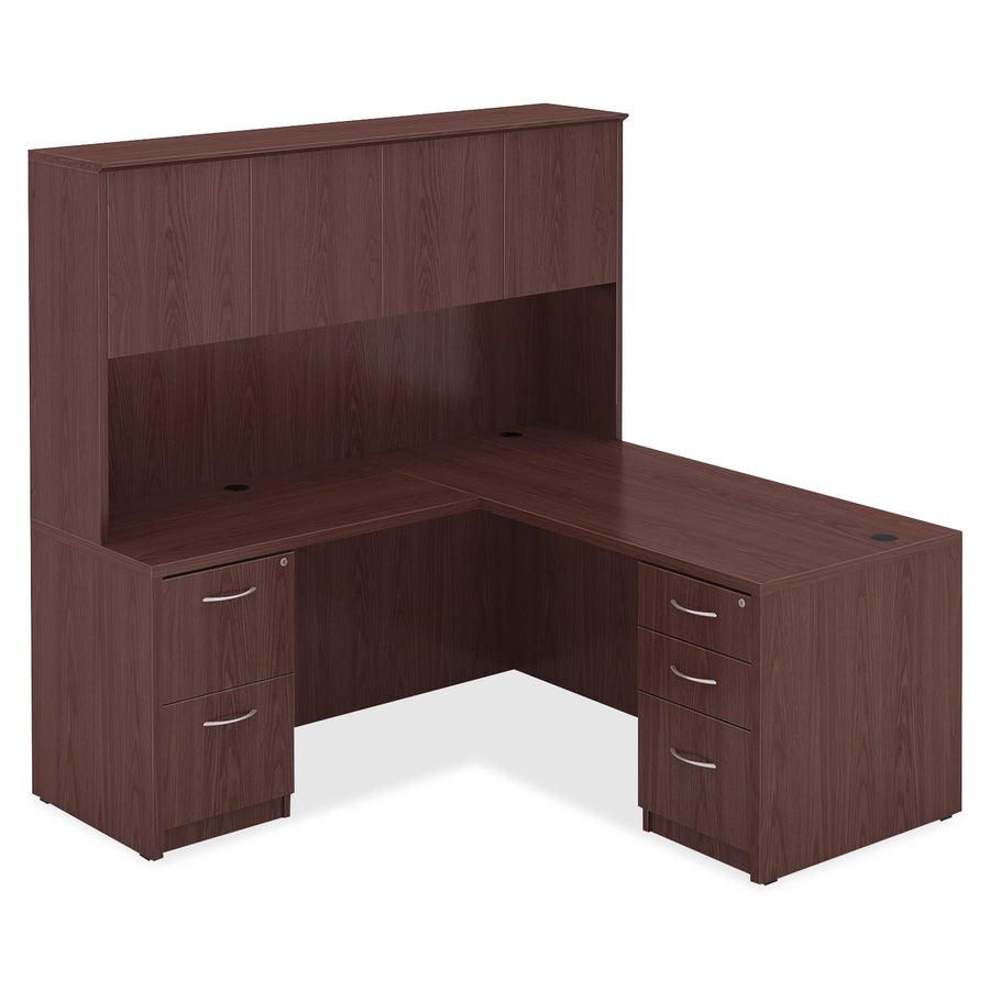 Image of Lorell Mobile Pedestal,File/File,16"x22"x28-1/4",Mahogany