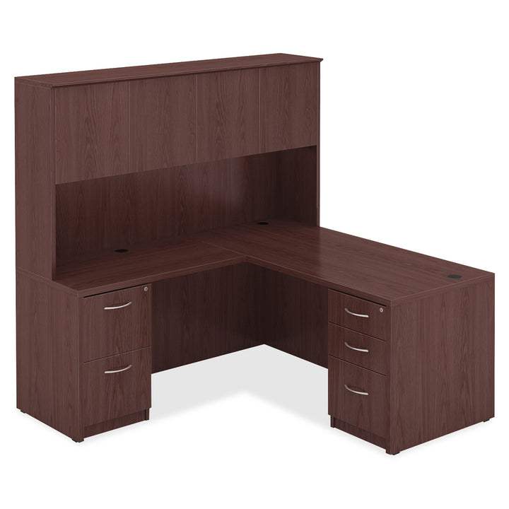 Image of Lorell Mobile Pedestal,File/File,16"x22"x28-1/4",Mahogany