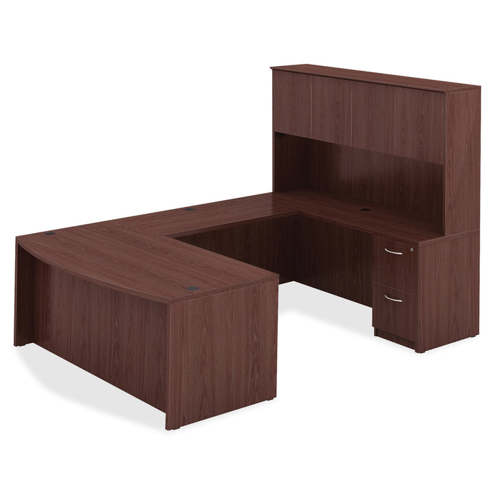 Image of Lorell Mobile Pedestal,File/File,16"x22"x28-1/4",Mahogany