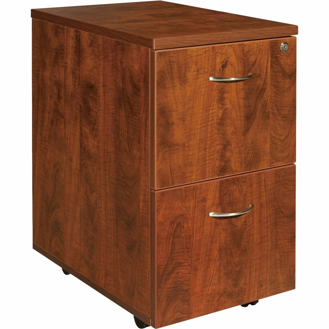 Image of Lorell Mobile Pedestal,File/File,16"x22"x28-1/4",Cherry