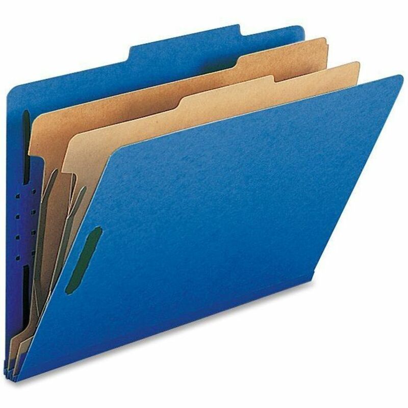 Image of Nature Saver Classification Folders,w/ Fstnrs,2 Dvdrs,Legal,10/BX,DBE