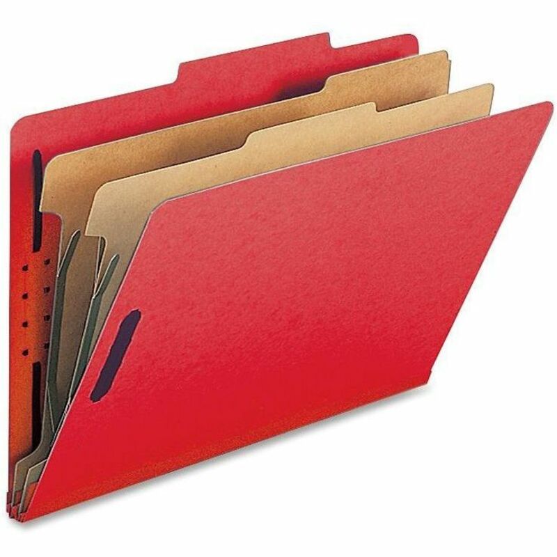 Image of Nature Saver Classification Folders,w/ Fstnrs,2 Dvdrs,Legal,10/BX,BRD