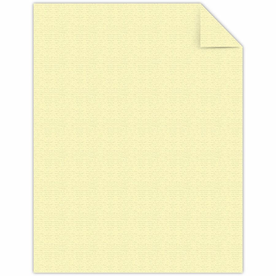 Image of Neenah® CLASSIC Laid Stationery Writing Paper, 24 lb Bond Weight, 8.5 x 11, Baronial Ivory, 500/Ream