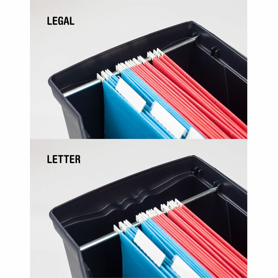 Image of Storex 61510U01C Portable File Storage Box