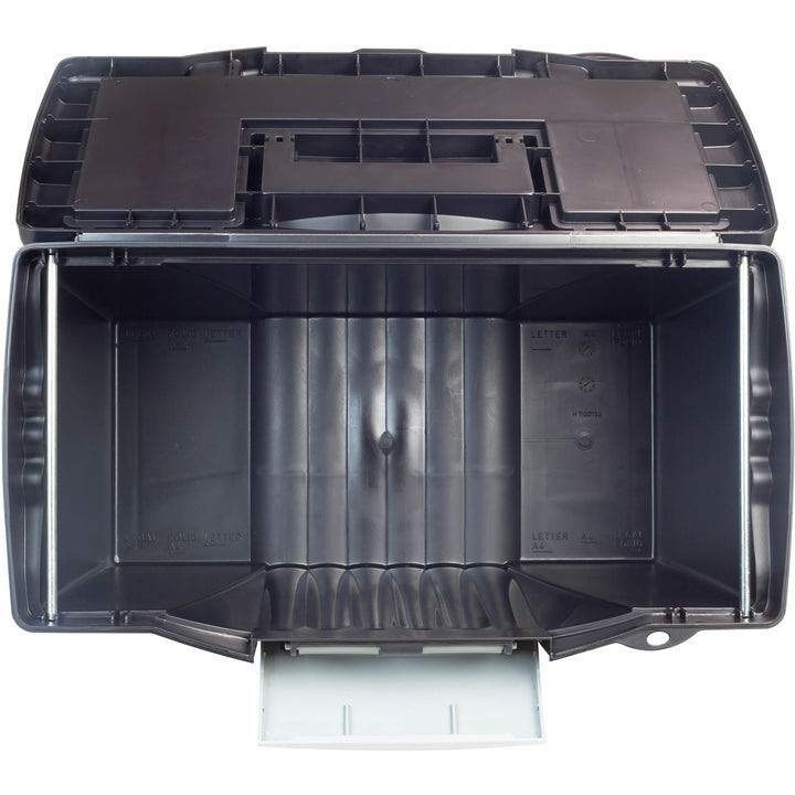 Image of Storex 61510U01C Portable File Storage Box