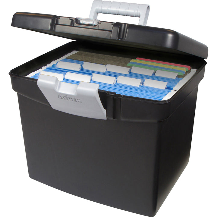 Image of Storex 61502U01C Portable Storage Box