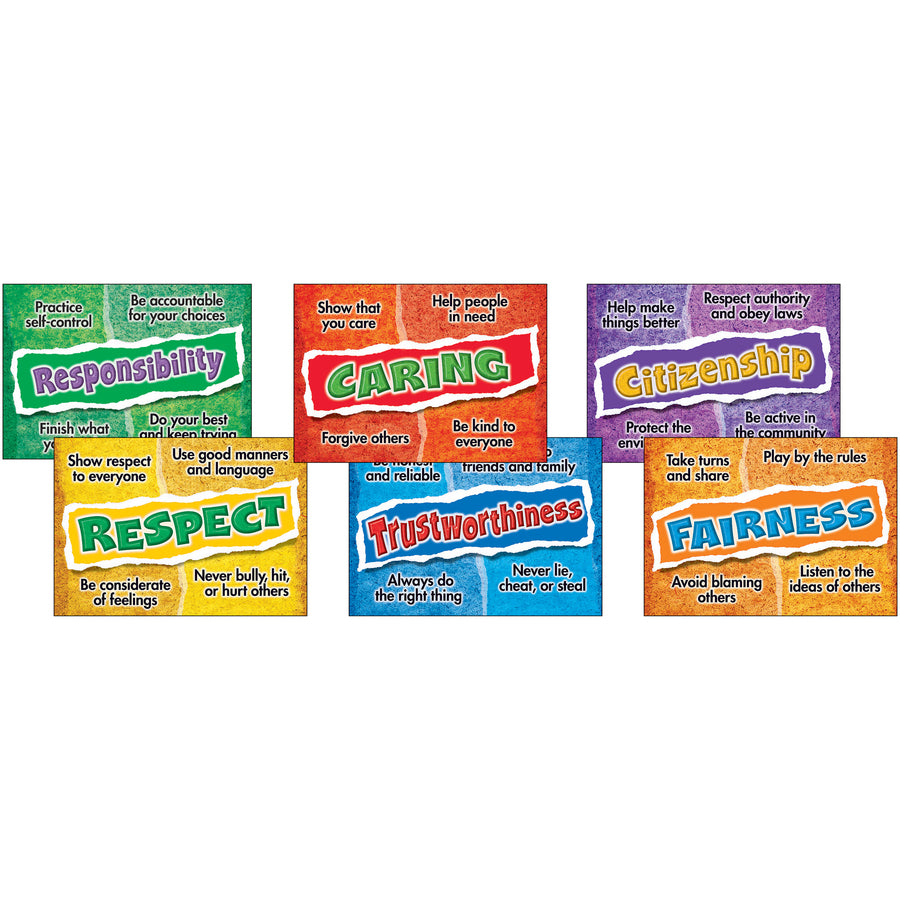 Image of TREND® ARGUS Poster Combo Pack, "Character Choices", 13.5 x 19, 6 Posters/Pack