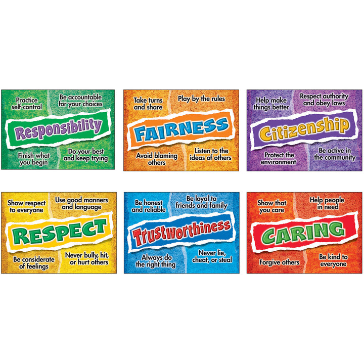 Image of TREND® ARGUS Poster Combo Pack, "Character Choices", 13.5 x 19, 6 Posters/Pack