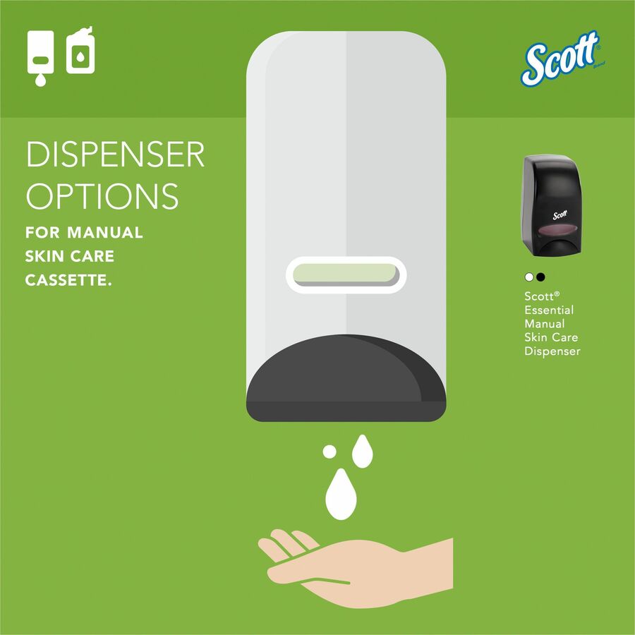 Image of Scott 91565 Green Certified Foam Hand Soap, 1.06 quart, Hands-free Dispenser, Hand, Clear, Dye-free, Fragrance-free, Recyclable, 6 / Carton
