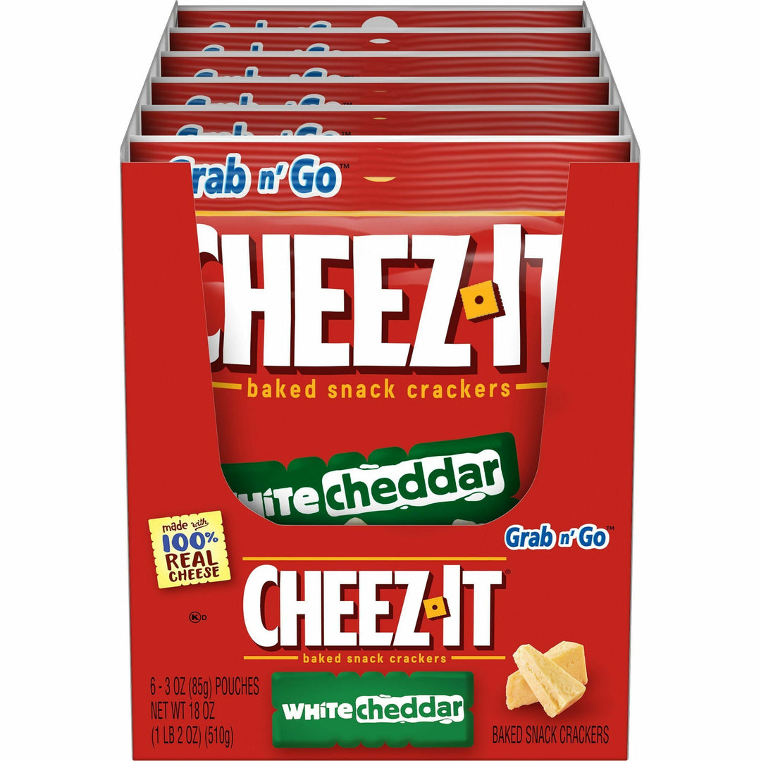 Image of Keebler® Cheez-It Snack Crackers, 3 oz., 6/BX, White Cheddar