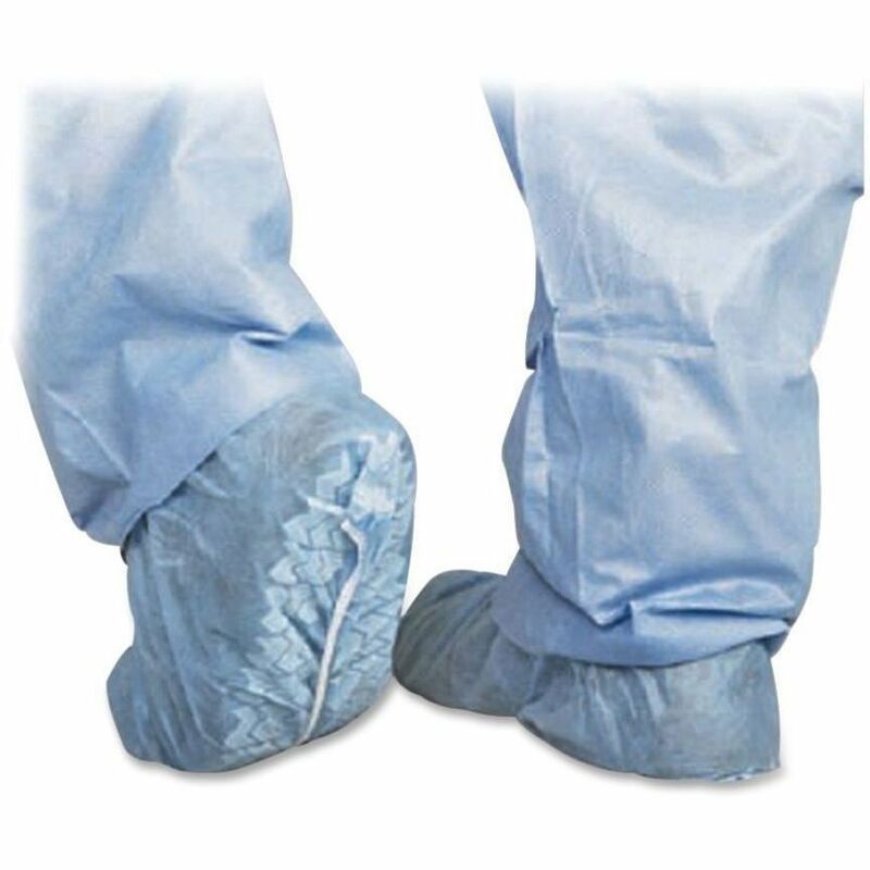 Image of Medline Scrub Shoe Cover, To Mens Size 12,Skid-Resistant,100/BX,BE