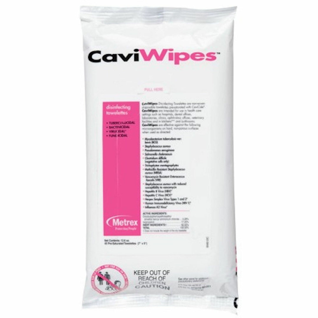 Image of Metrex Disinfectant Wipes,Flatpack,7"x9",45/PK,WE