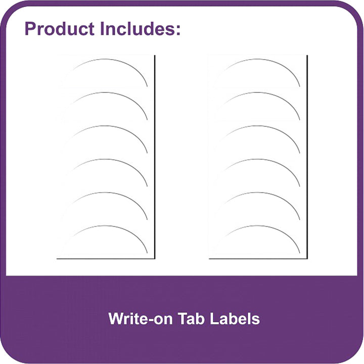 Image of C-Line® Expanding Files, 1.63" Expansion, 13 Sections, Cord/Hook Closure, 1/6-Cut Tabs, Letter Size, Blue