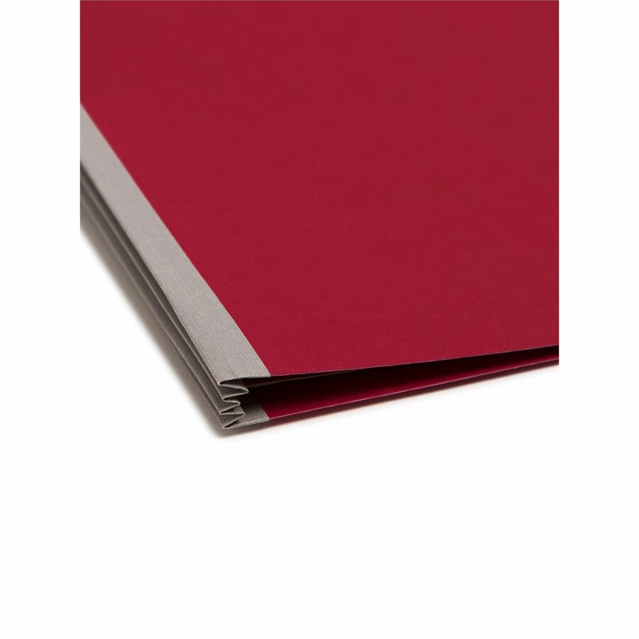 Image of Smead Classification Folders,2"Exp,2 Div,Top Tab,Letter,10/BX,B.RD