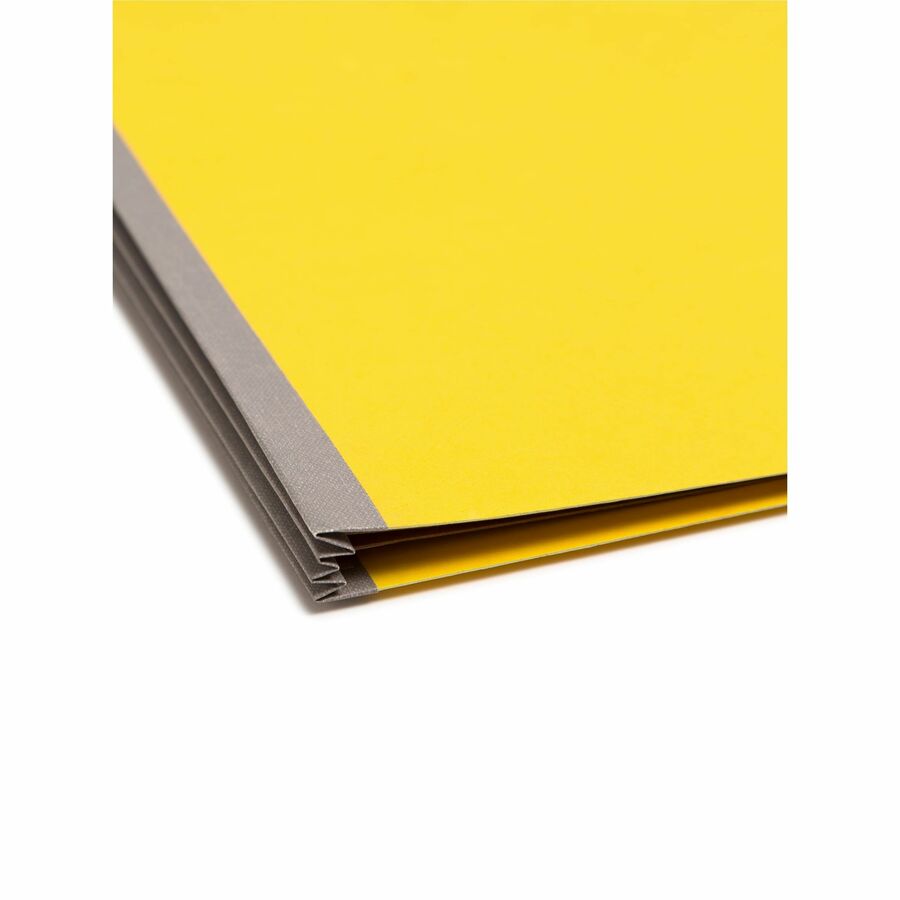 Image of Smead Classification Folders,2"Exp,2 Div,Top Tab,Letter,10/BX, YW