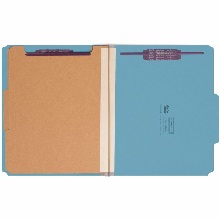 Image of Smead Classification Folders,2"Exp,2 Div,Top Tab,Letter,10/BX, BE