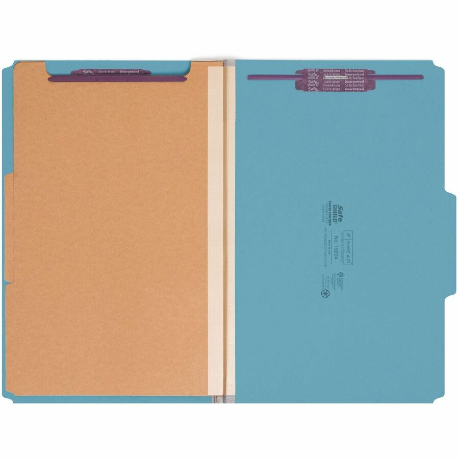 Image of Smead Classification Folders,2"Exp,2/5 Tab,2 Div,Legal,10/BX, BE