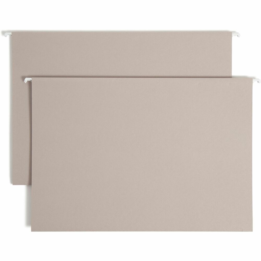 Image of Smead Hanging File Folder, w/ Slide Tab,Legal,2" Exp.,18/BX,SGY