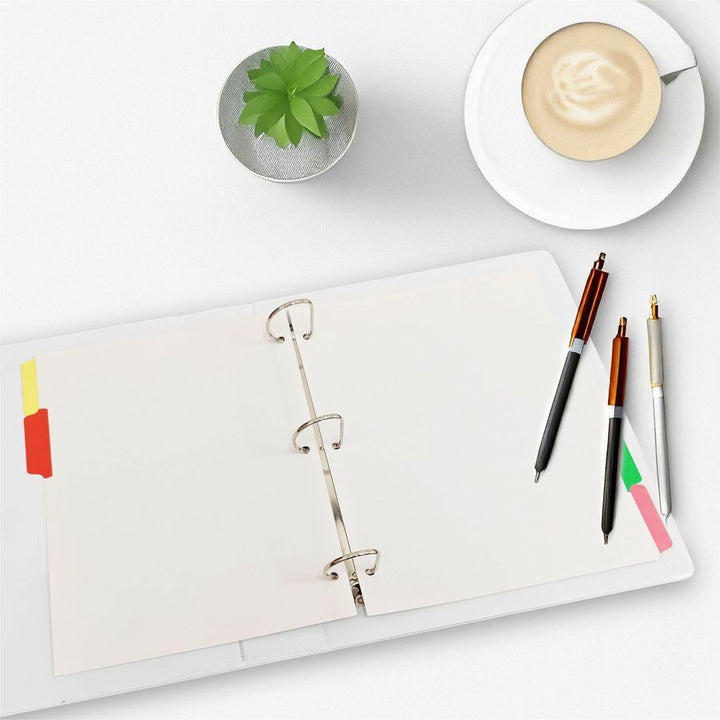 Image of Business Source Write-on Tab Indexes, 5-Tab, 11"x8-1/2", 5 Tabs/ST, Multi