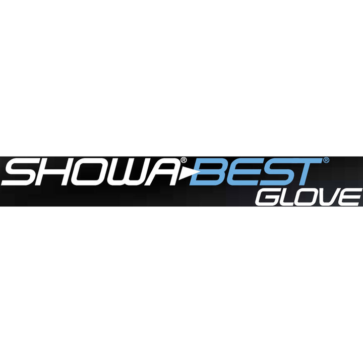 Image of Best Manufacturing Company Safety Gloves, Natural Rubber, Medium, Blue/Gray