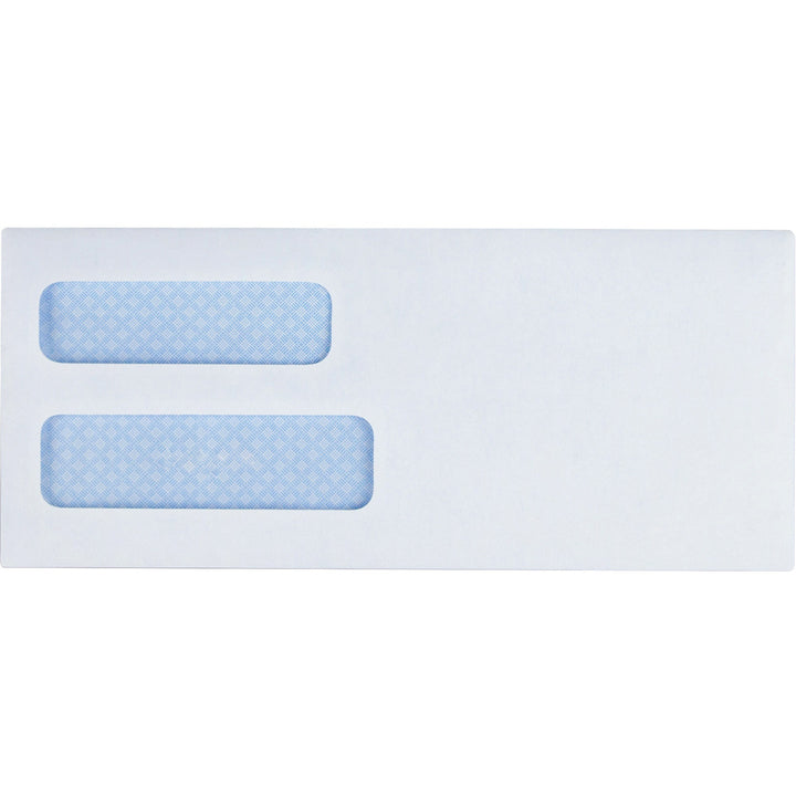 Image of Business Source Envelopes,No. 8-5/8",Double Window,3-5/8"x8-5/8",500/BX,WE