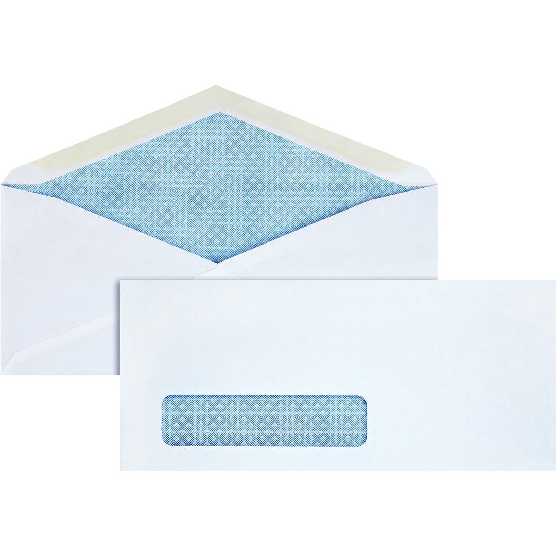 Image of Business Source Security Window Envelopes,No. 10",4-1/8"x9-1/2",500/BX,WE