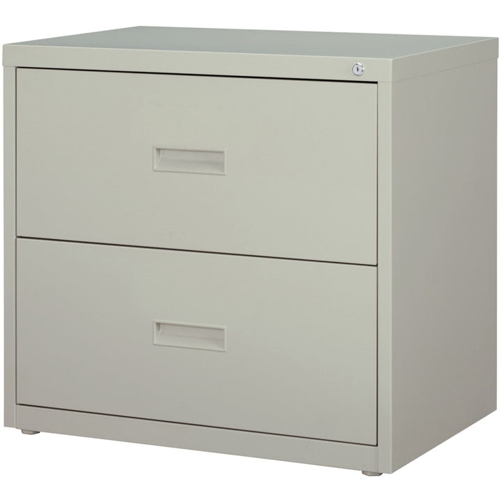 Image of Lorell Lateral File, 2-Drawer, 30"x18-5/8"x28-1/8", Light Gray