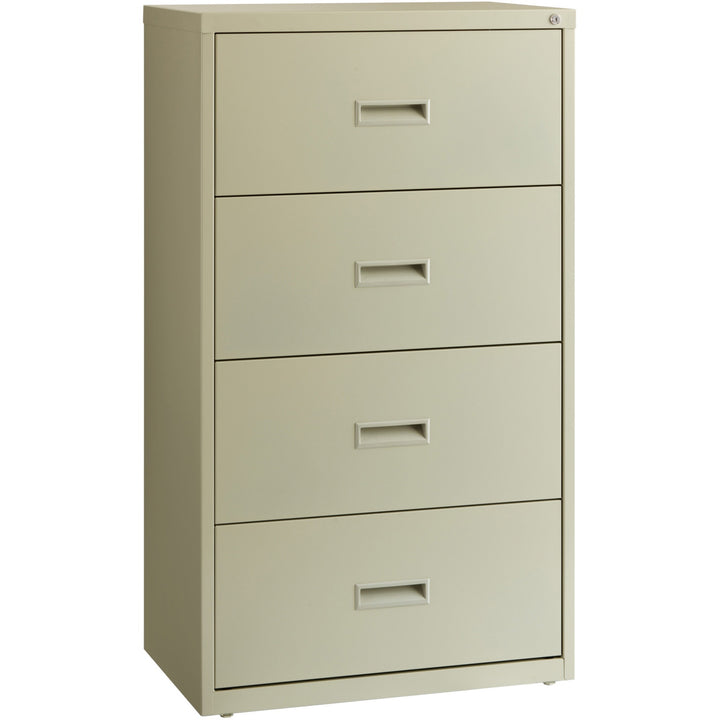 Image of Lorell Lateral File, 4-Drawer, 30"x18-5/8"x52-1/2", Putty