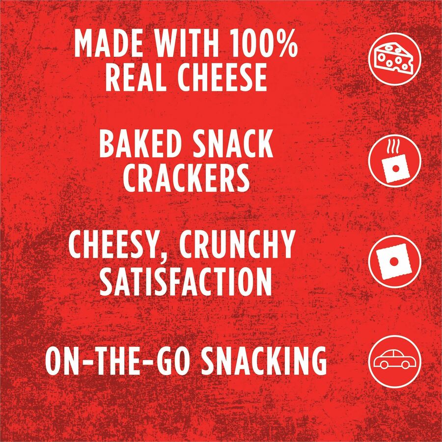 Image of Keebler® Crackers, Cheez-It. Original, 3 oz., 6/BX, Orange