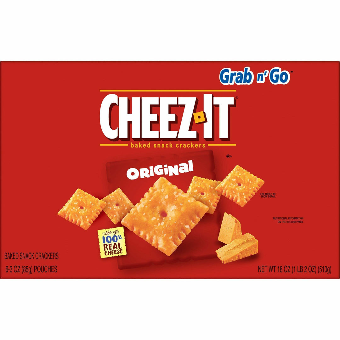 Image of Keebler® Crackers, Cheez-It. Original, 3 oz., 6/BX, Orange
