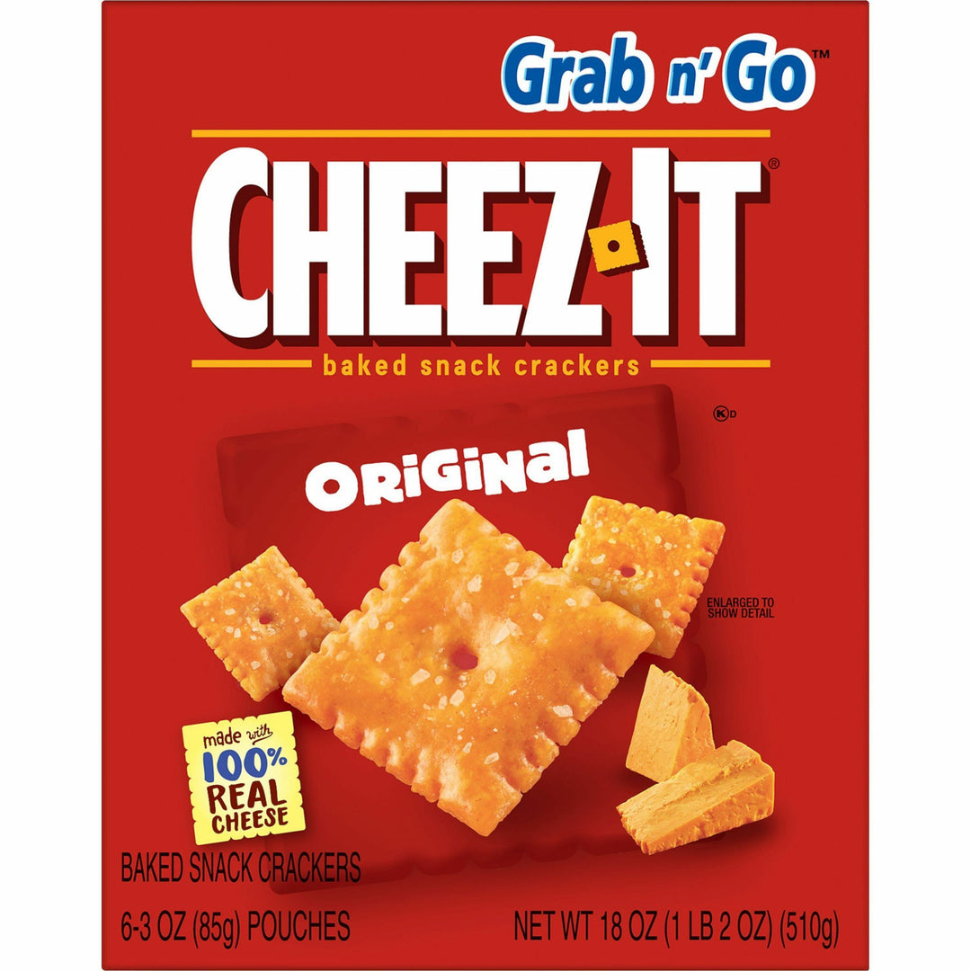 Image of Keebler® Crackers, Cheez-It. Original, 3 oz., 6/BX, Orange
