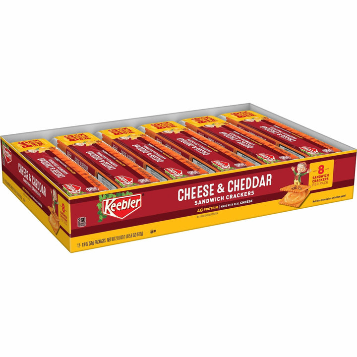 Image of Keebler® Cheese/Cheddar Crackers, Snack Pack, 1.8 Oz., 12/BX