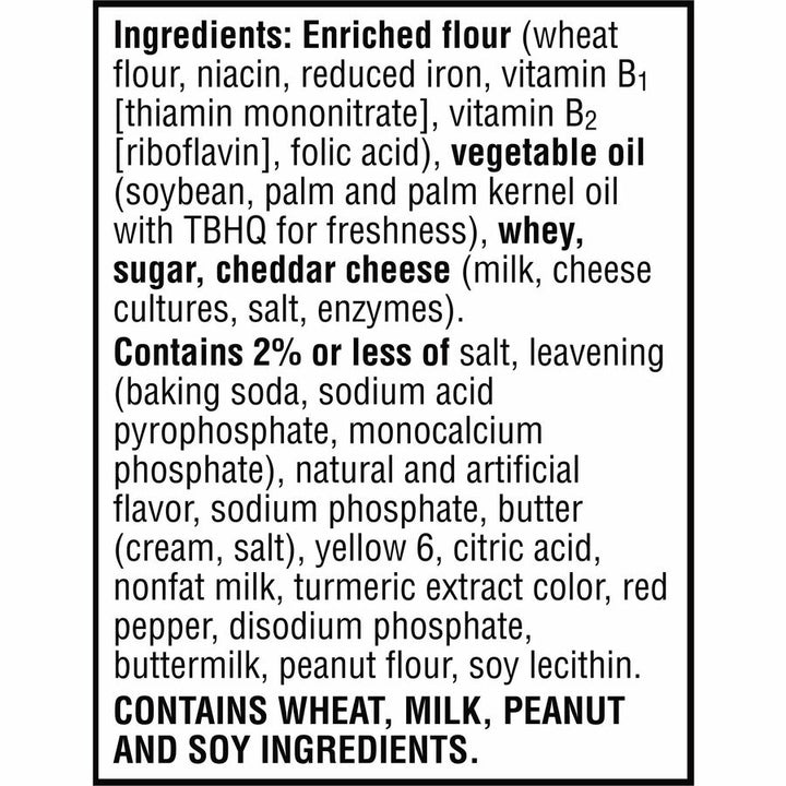 Image of Keebler® Cheese/Cheddar Crackers, Snack Pack, 1.8 Oz., 12/BX