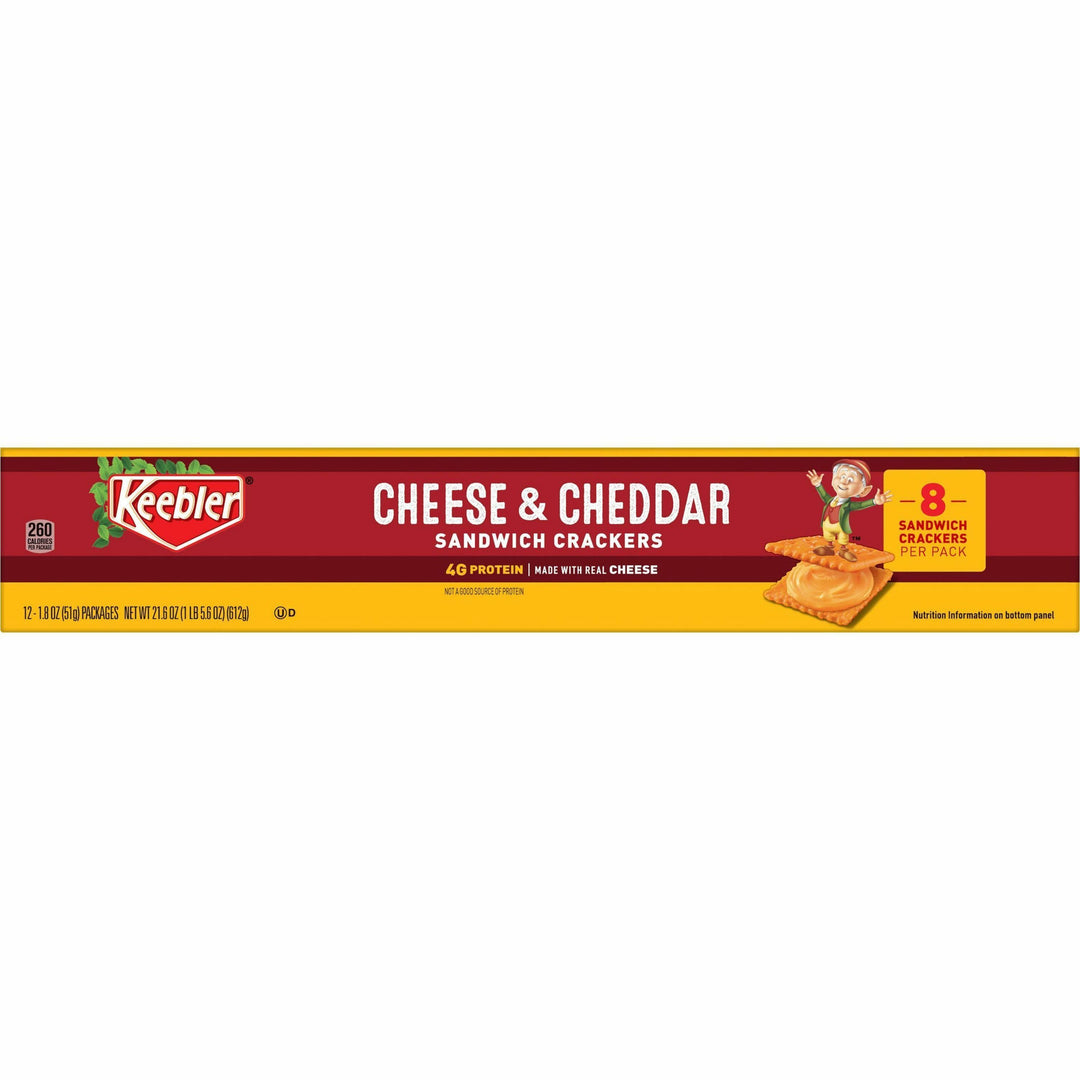 Image of Keebler® Cheese/Cheddar Crackers, Snack Pack, 1.8 Oz., 12/BX