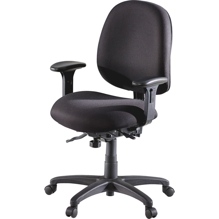 Image of Lorell Task Chair, Adjustable, 27-1/4"x25-1/4"x41-1/2", Black
