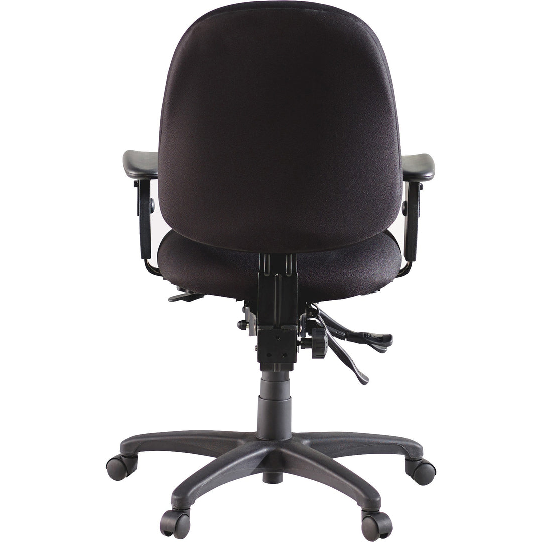 Image of Lorell Task Chair, Adjustable, 27-1/4"x25-1/4"x41-1/2", Black