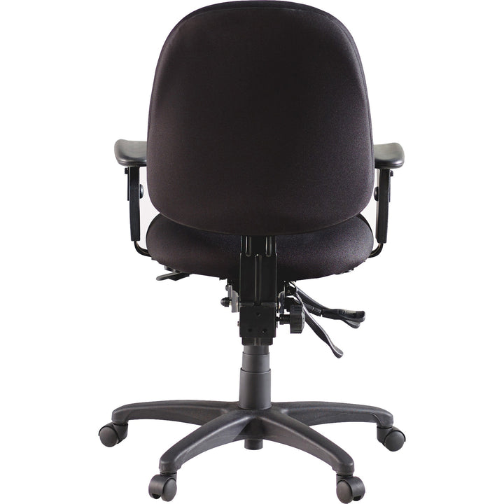 Image of Lorell Task Chair, Adjustable, 27-1/4"x25-1/4"x41-1/2", Black