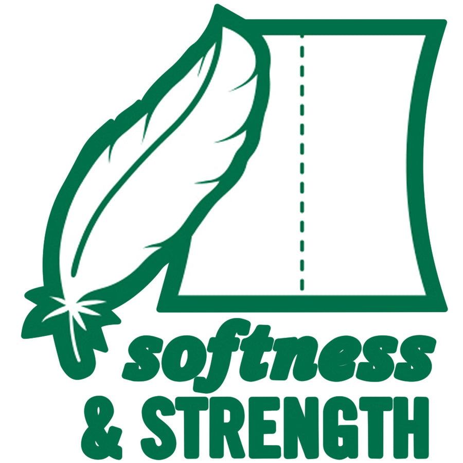 Image of Seventh Generation 13732 100% Recycled Bathroom Tissue, 2 Ply, 4" W x 4" Length, 240 Sheets/Roll, White, Paper, 1 Pack