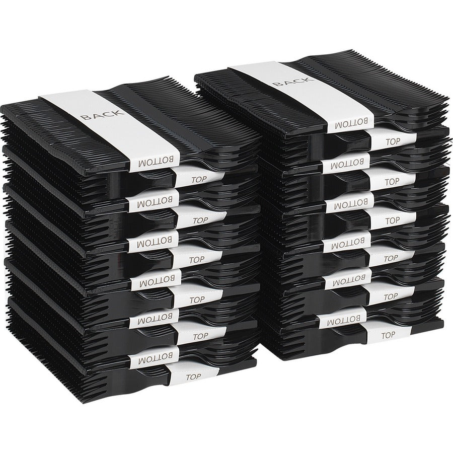 Image of Dixie® Fork Refill,f/Mini SmartStock Dispenser,40/PK 24PK/CT,Black