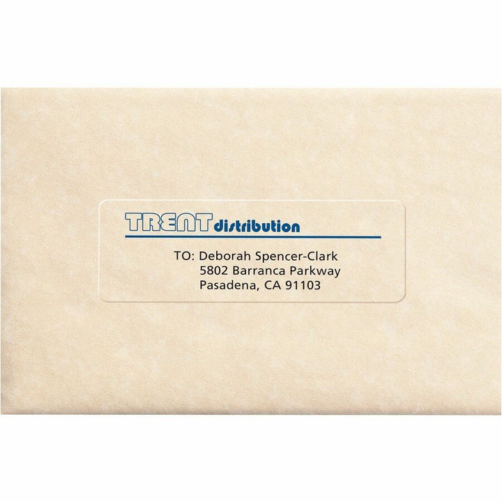 Image of Avery® Matte Clear Easy Peel Mailing Labels W/ Sure Feed Technology, Inkjet Printers, 1.33 X 4, Clear, 14/sheet, 10 Sheets/pack