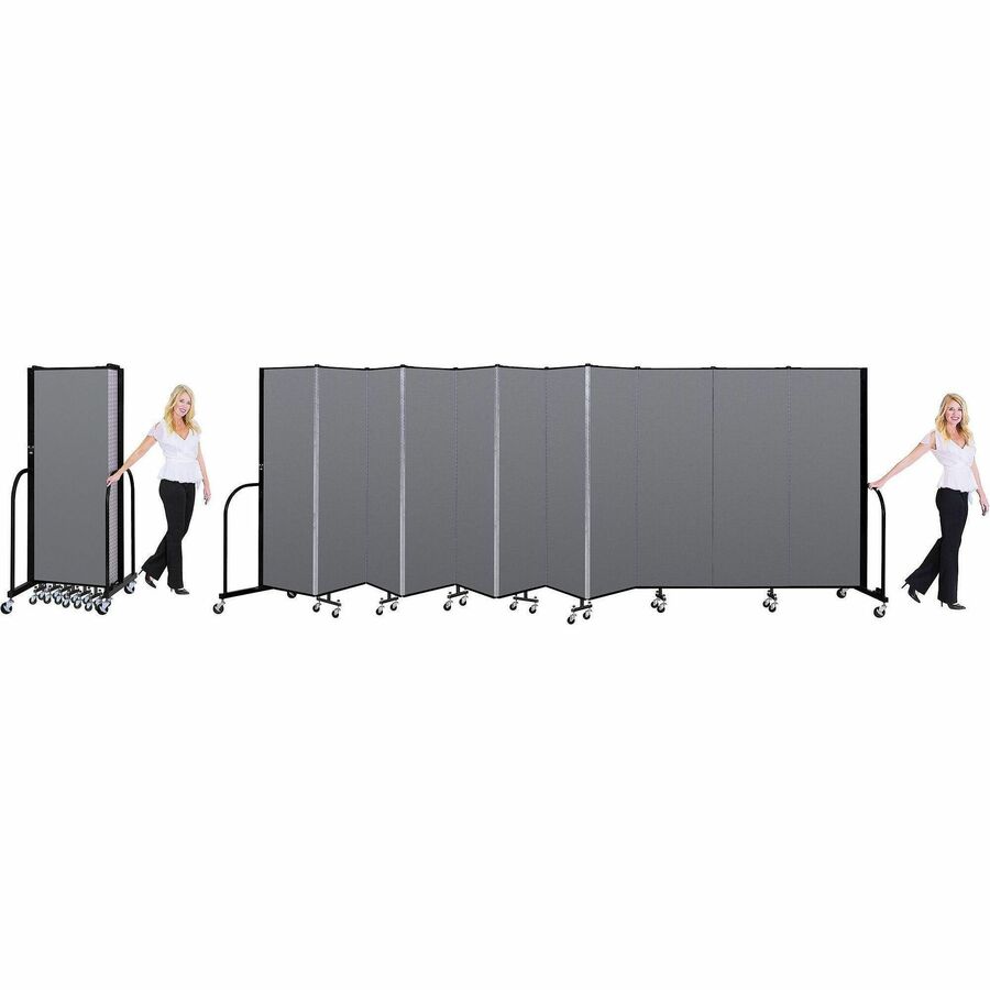 Image of Screenflex Interlocking Mobile Partitions, 11 Panels, 20'5"x6'