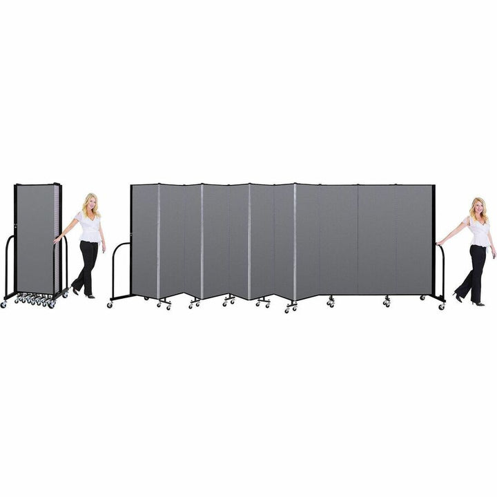 Image of Screenflex Interlocking Mobile Partitions, 11 Panels, 20'5"x6'