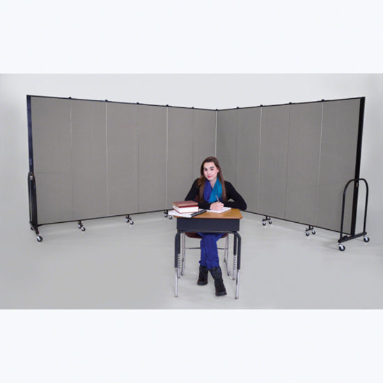 Image of Screenflex Interlocking Mobile Partitions, 11 Panels, 20'5"x6'