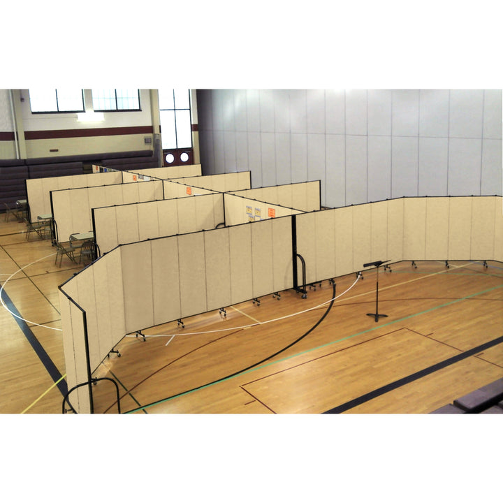 Image of Screenflex Interlocking Mobile Partitions, 11 Panels, 20'5"x6'