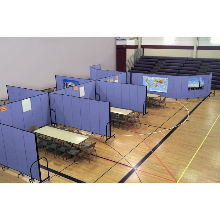 Image of Screenflex Interlocking Mobile Partitions, 11 Panels, 20'5"x6'