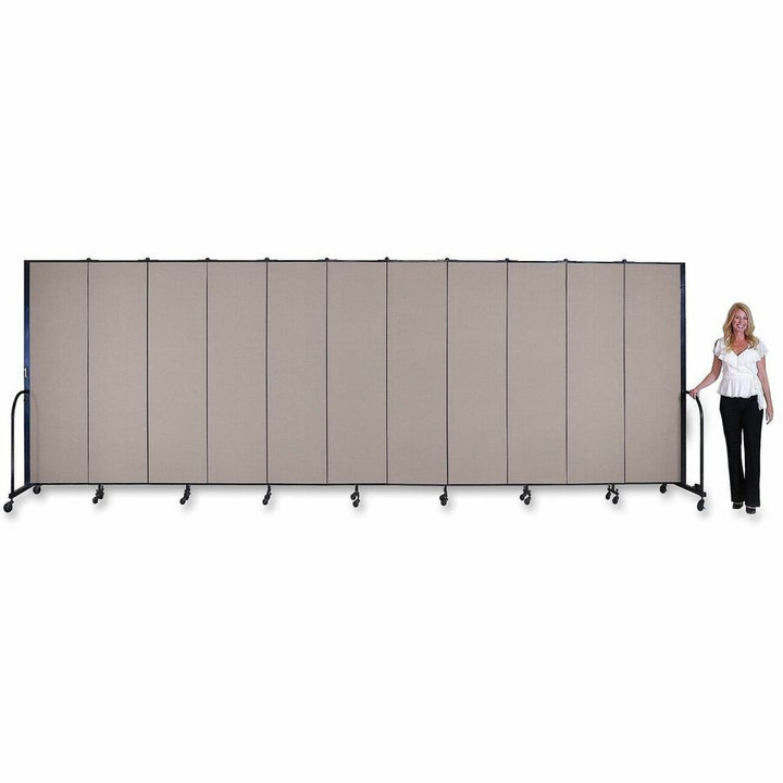 Image of Screenflex Interlocking Mobile Partitions, 11 Panels, 20'5"x6'