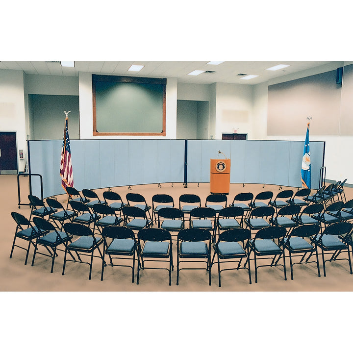 Image of Screenflex Interlocking Mobile Partitions, 11 Panels, 20'5"x6'