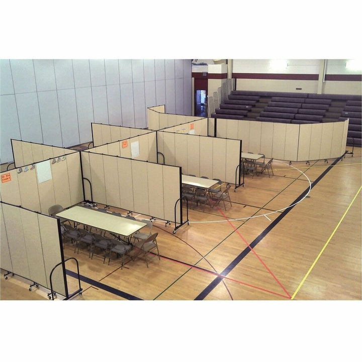 Image of Screenflex Interlocking Mobile Partitions, 11 Panels, 20'5"x6'