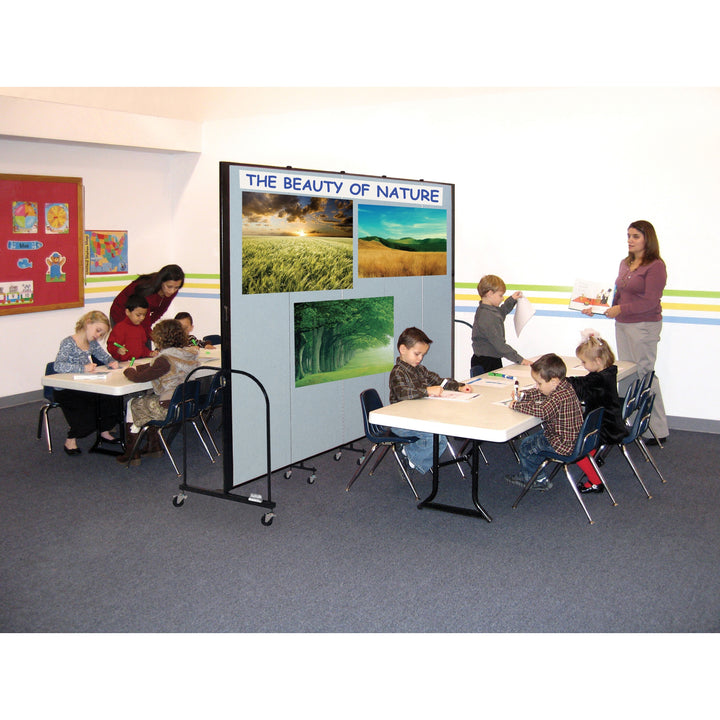 Image of Screenflex Interlocking Mobile Partitions, 13 Panels, 24'1"x6'